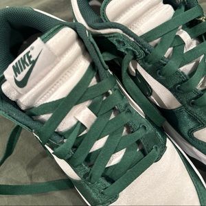 Nike Green Satin Effect Unisex Low Dunks